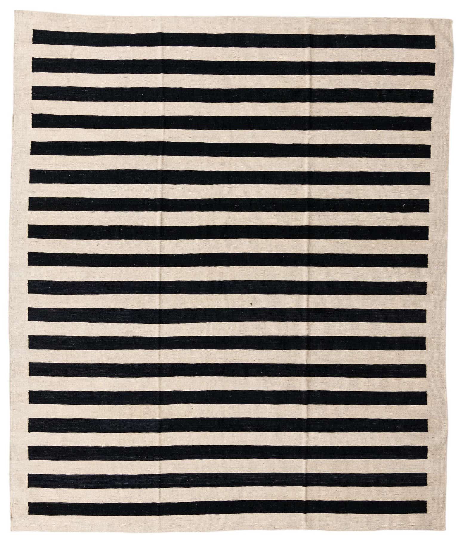 8' 3 x 9' 8 Hand Woven Kilim Modern Wool Rug