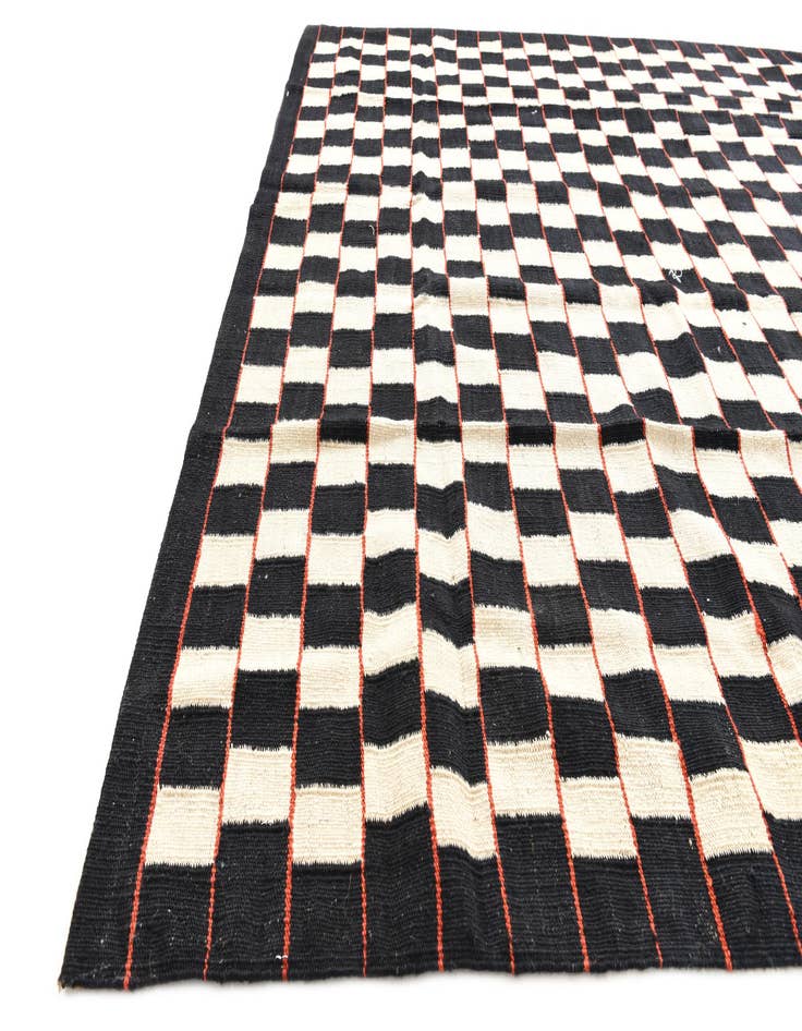Detail image of 5' 7 x 7' 8  Hand Woven Kilim Modern Wool Rug