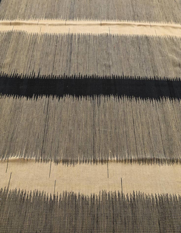 Detail image of 8' x 9' 7  Hand Woven Kilim Modern Wool Rug