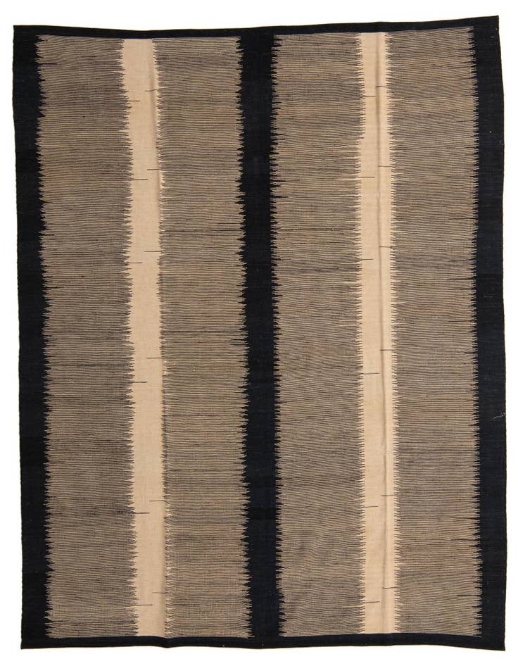 Detail image of 8' x 9' 7 Hand Woven Kilim Modern Wool Rug