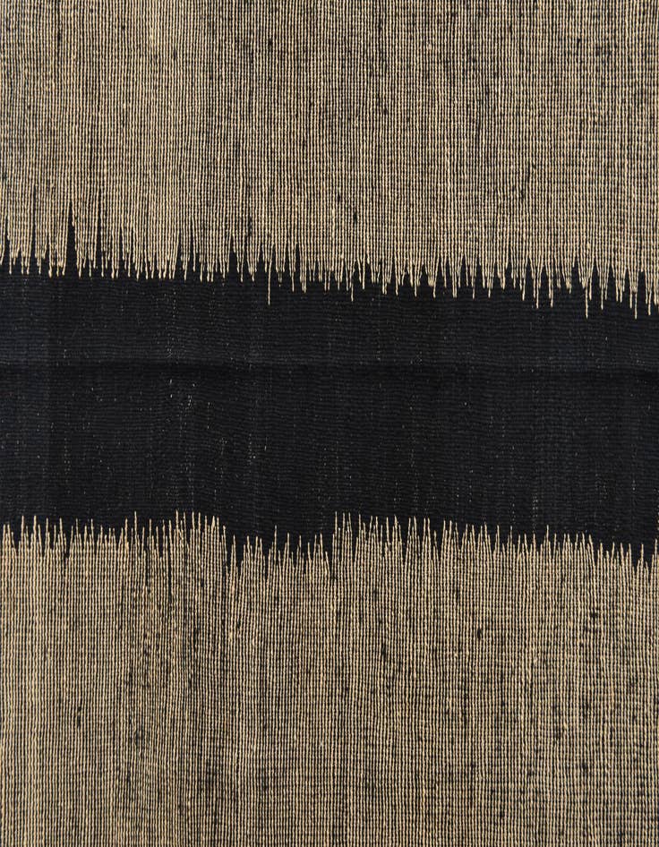 Detail image of 6' 1 x 7' 7  Hand Woven Kilim Modern Wool Rug