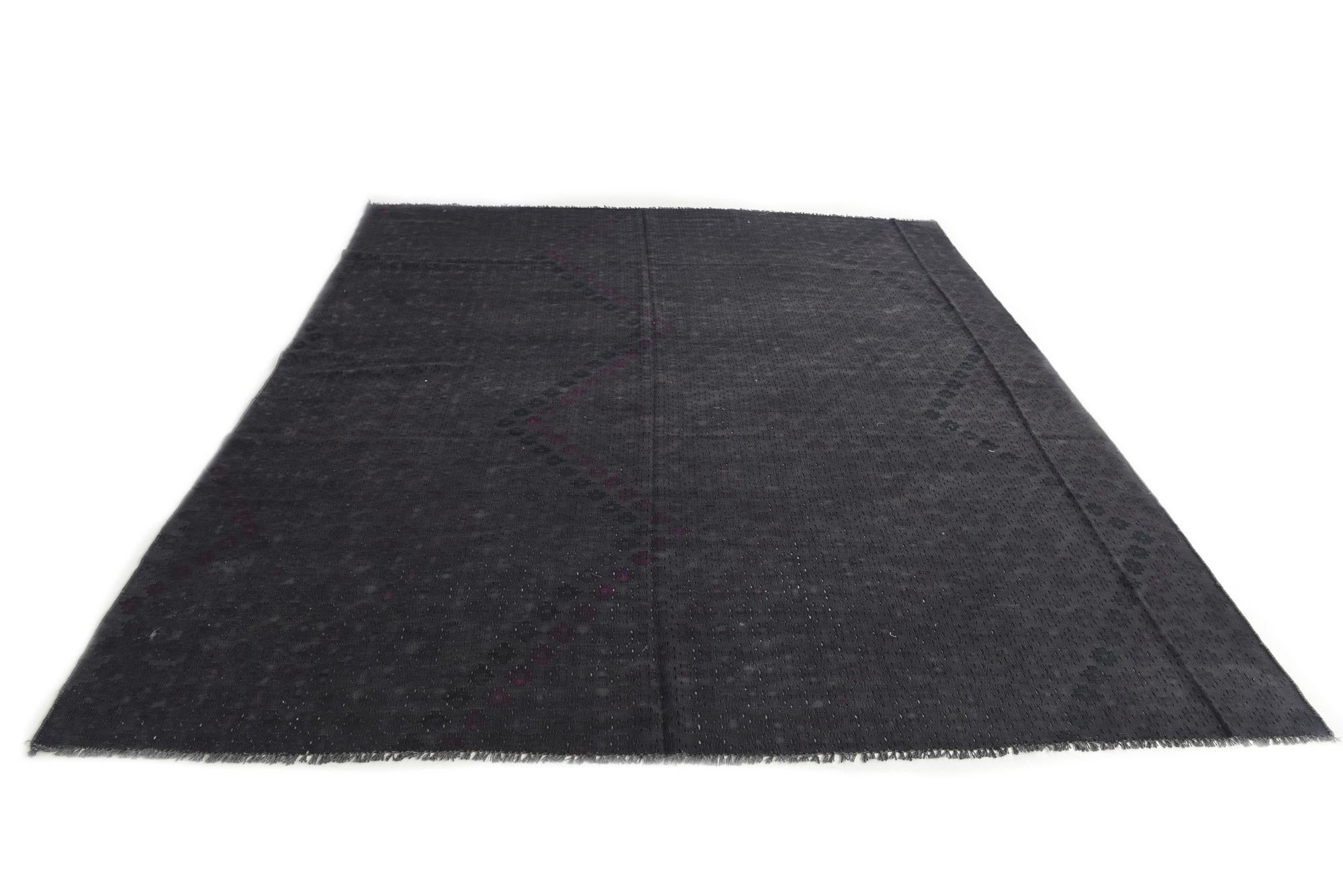 8' 2 x 9' 4 Hand Woven Kilim Modern Wool Rug