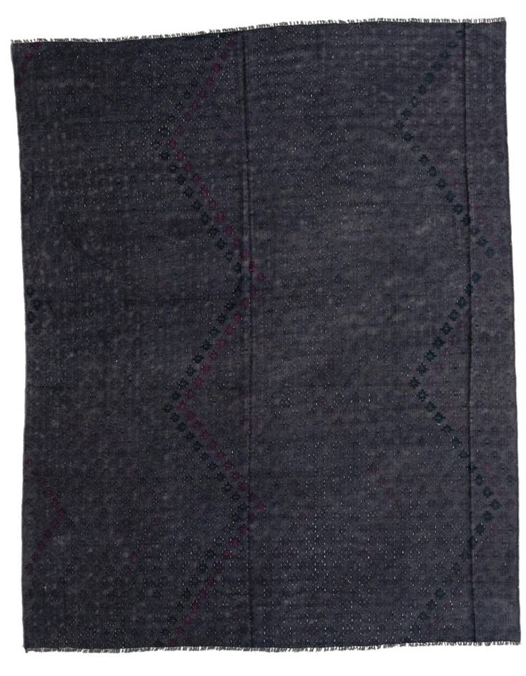 Detail image of 8' 2 x 9' 4 Hand Woven Kilim Modern Wool Rug