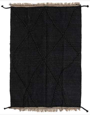 3' 7 x 5' 3 Hand Woven Kilim Modern Wool Rug