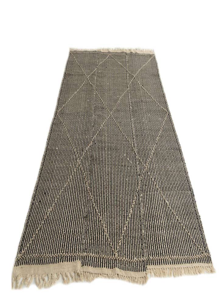5' 6 x 8' 8 Hand Woven Kilim Modern Wool Rug