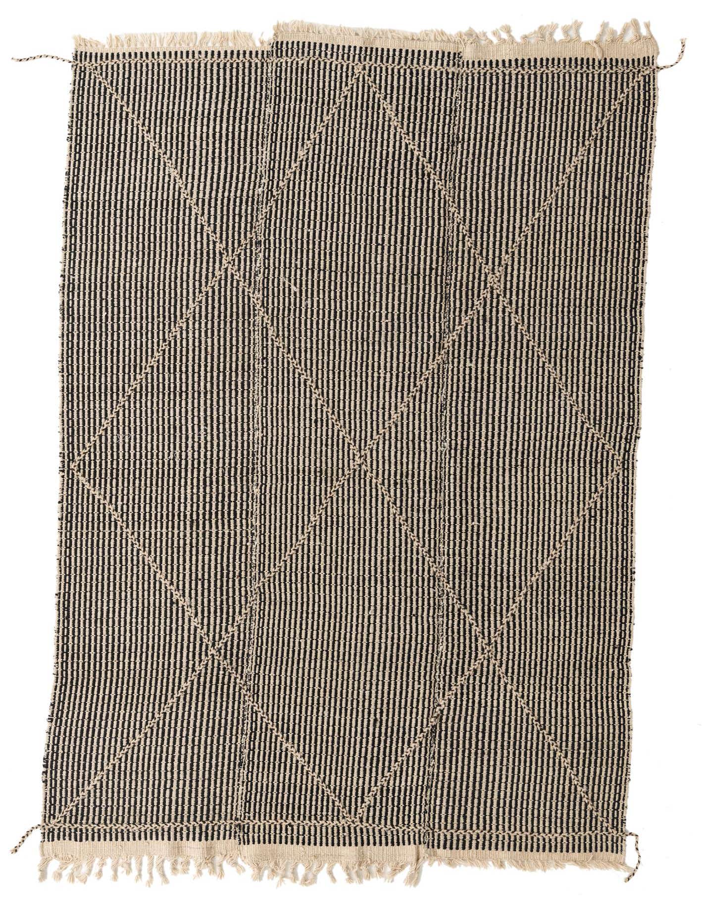 5' 6 x 8' 8 Hand Woven Kilim Modern Wool Rug
