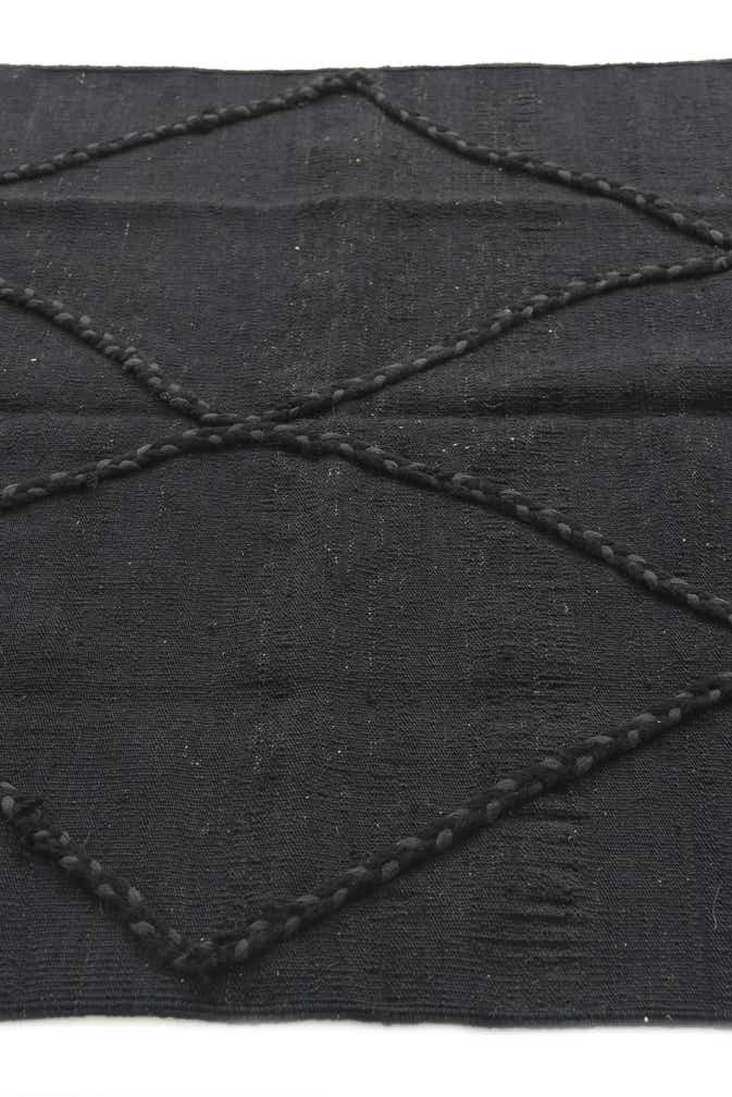 3' 8 x 5' 3 Hand Woven Kilim Modern Wool Rug