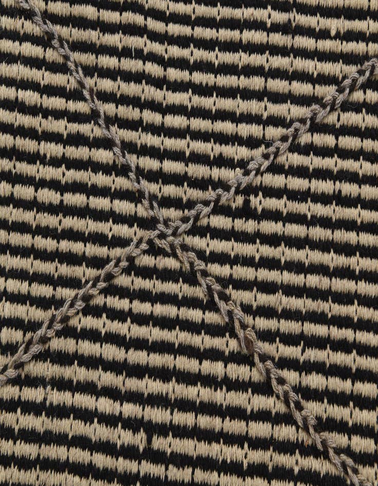 Detail image of 5' 8 x 8' 6  Hand Woven Kilim Modern Wool Rug