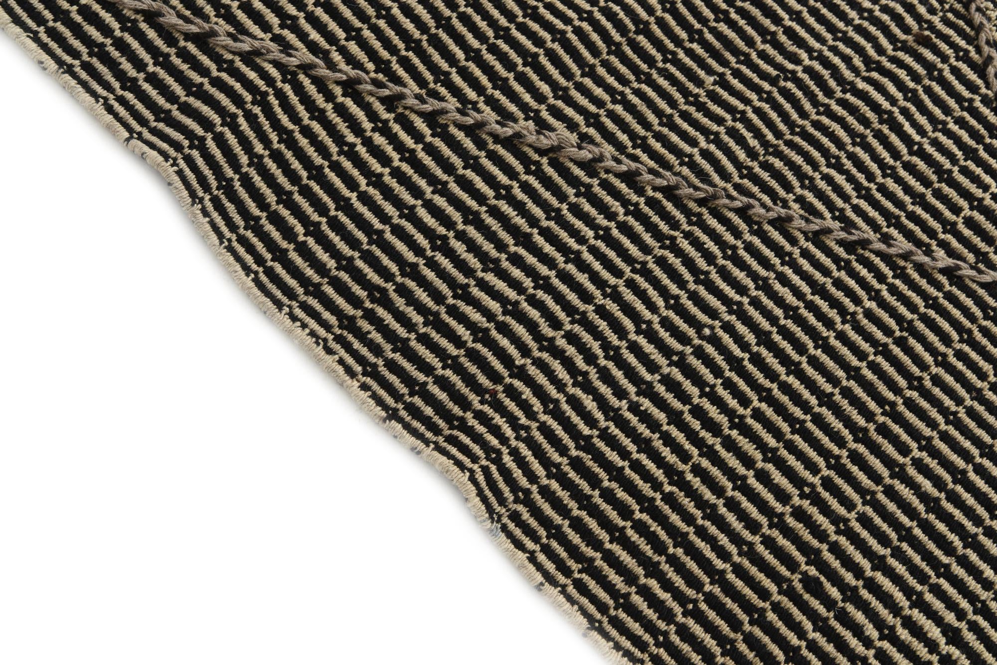 5' 10 x 9' 5 Hand Woven Kilim Modern Wool Rug