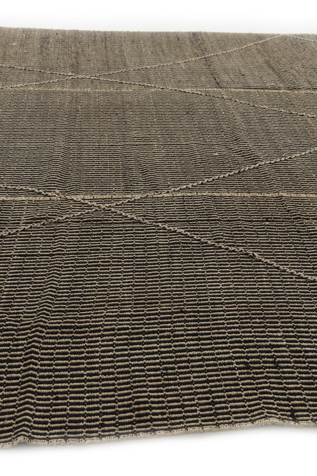 9' 7 x 15' Hand Woven Kilim Modern Wool Rug