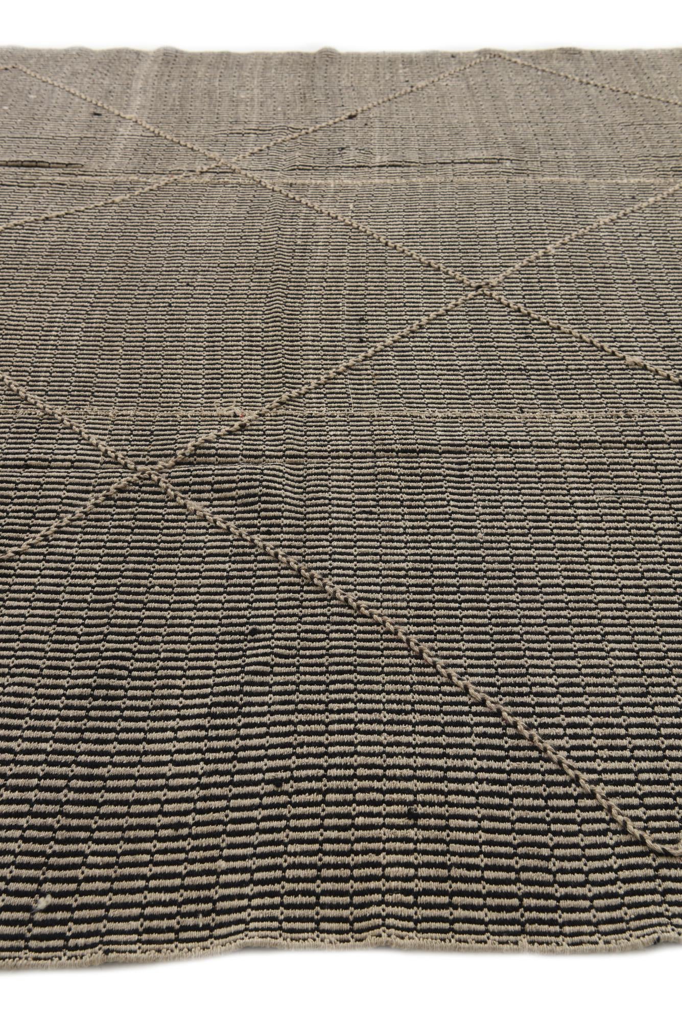 9' 3 x 14' 9 Hand Woven Kilim Modern Wool Rug