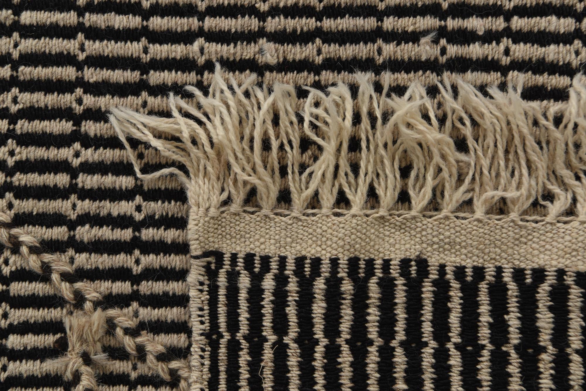 9' 3 x 14' 9 Hand Woven Kilim Modern Wool Rug