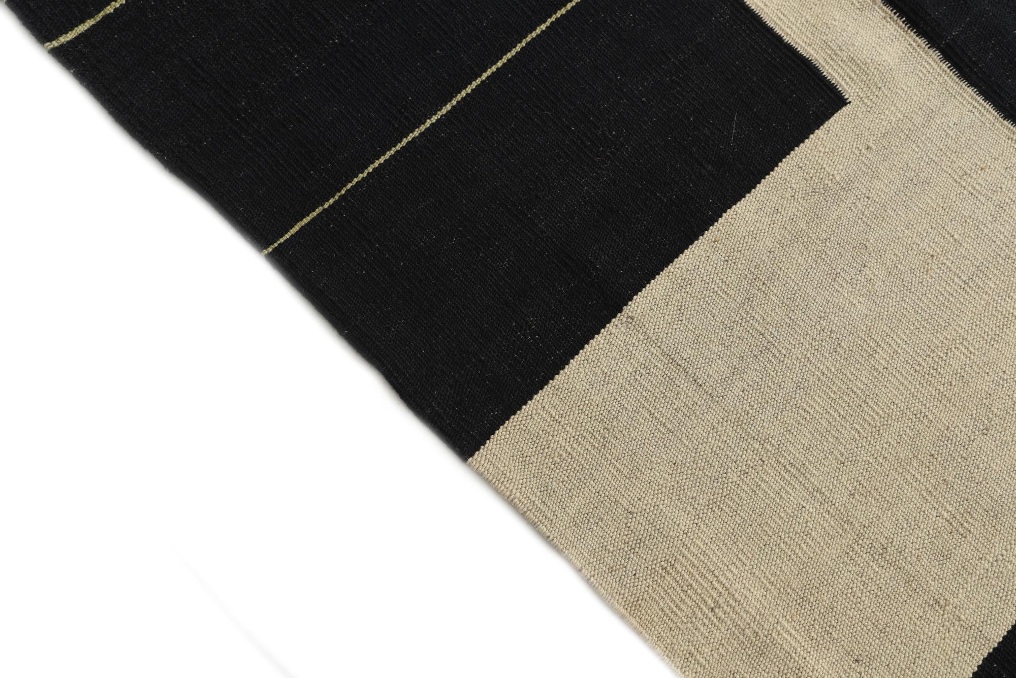 6' x 7' 7 Hand Woven Kilim Modern Wool Rug