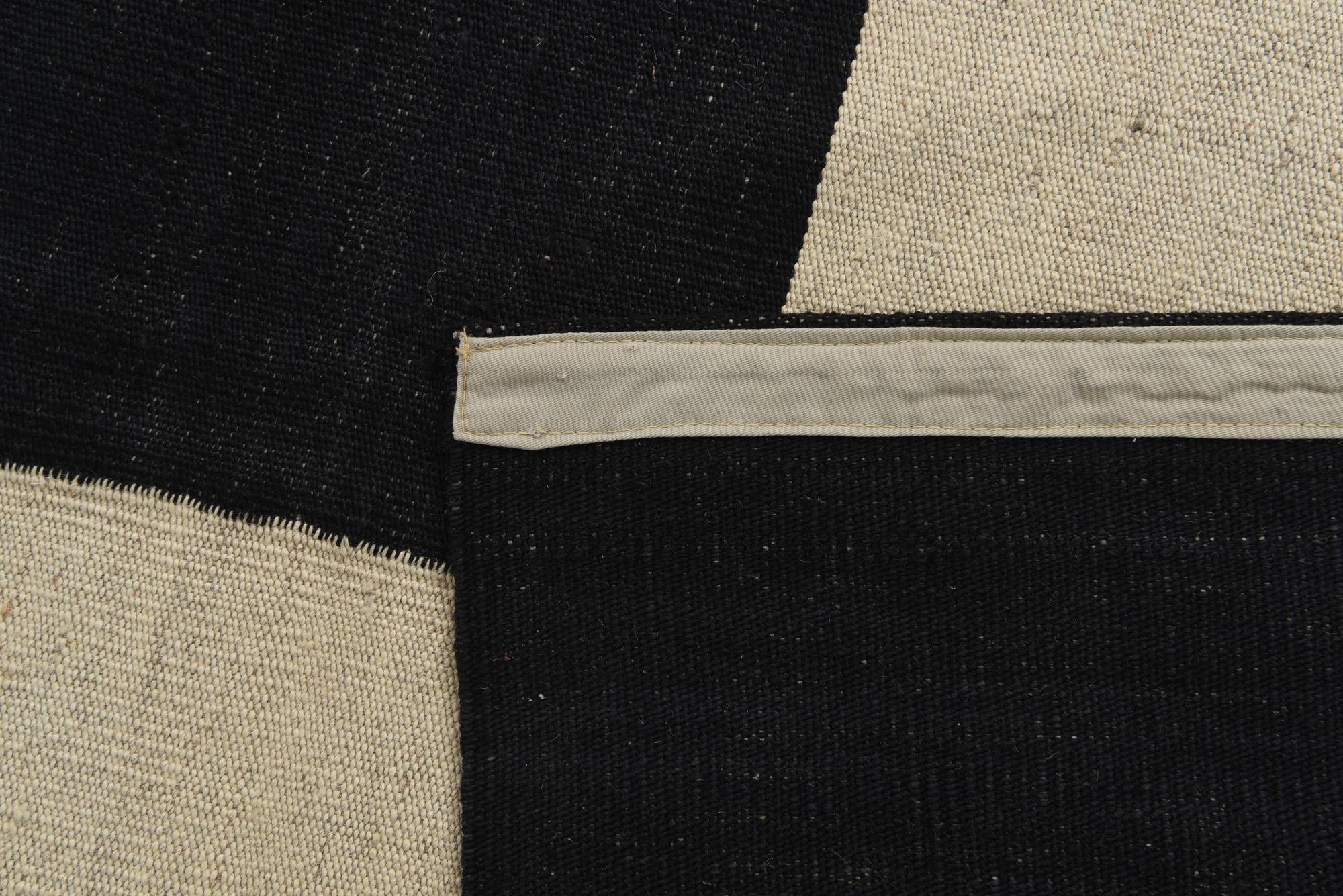 6' x 7' 7 Hand Woven Kilim Modern Wool Rug