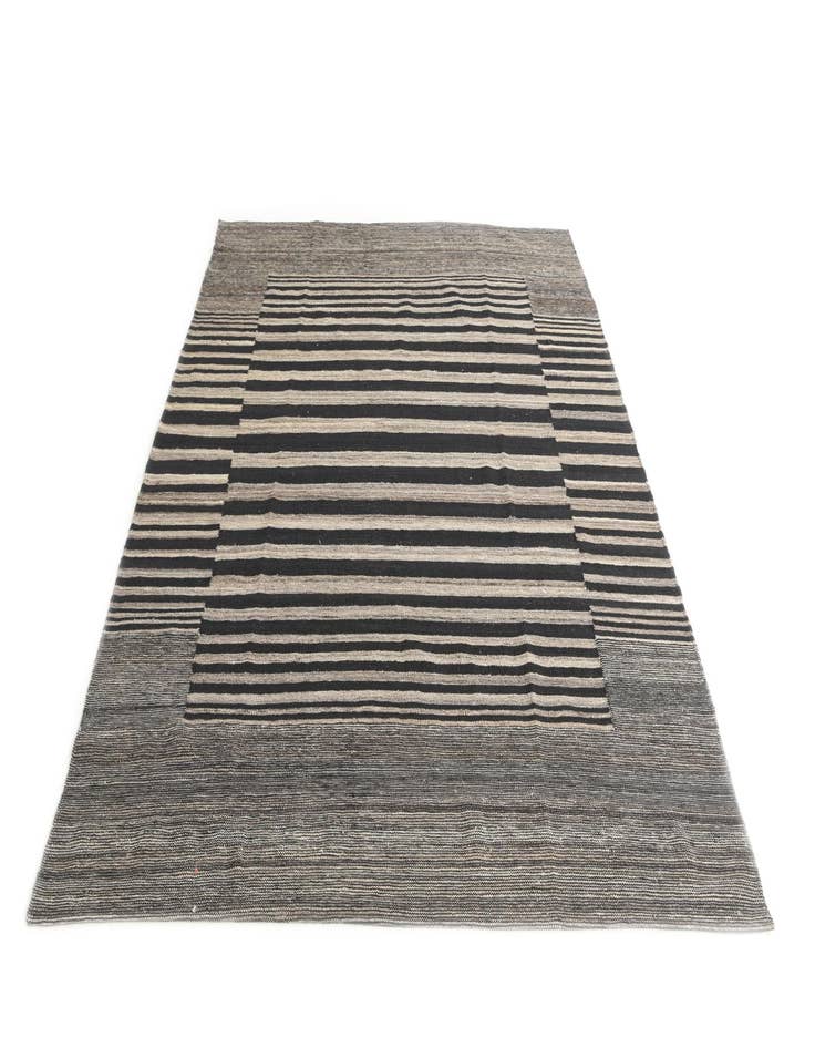 Detail image of 6' x 7' 8 Hand Woven Kilim Modern Wool Rug