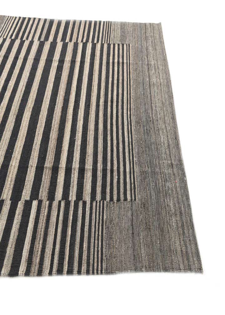 6' x 7' 8 Hand Woven Kilim Modern Wool Rug