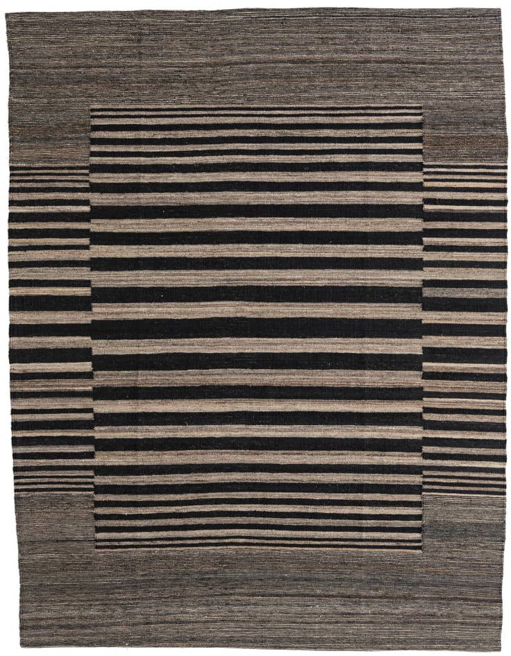 Detail image of 6' x 7' 8 Hand Woven Kilim Modern Wool Rug