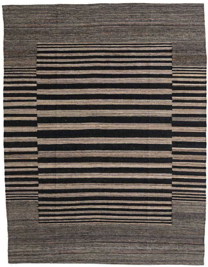 6' x 7' 8 Hand Woven Kilim Modern Wool Rug