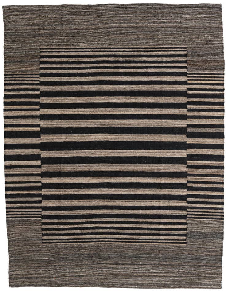 Detail image of 6' x 7' 8 Hand Woven Kilim Modern Wool Rug