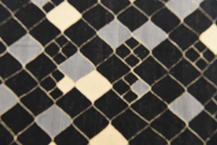 5' x 6' 4 Hand Woven Kilim Modern Wool Rug