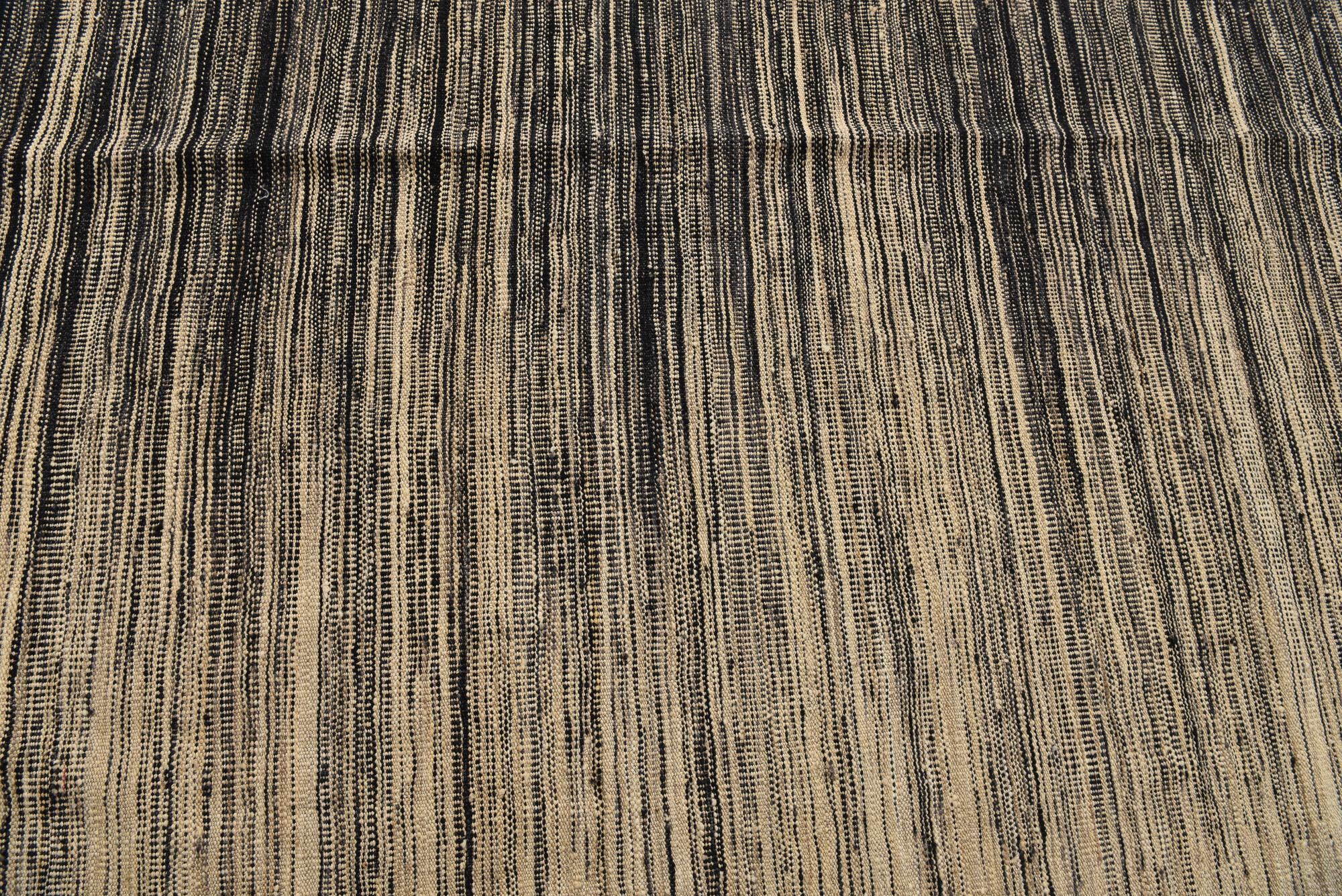 9' x 11' 7 Hand Knotted Kilim Modern Wool Rug