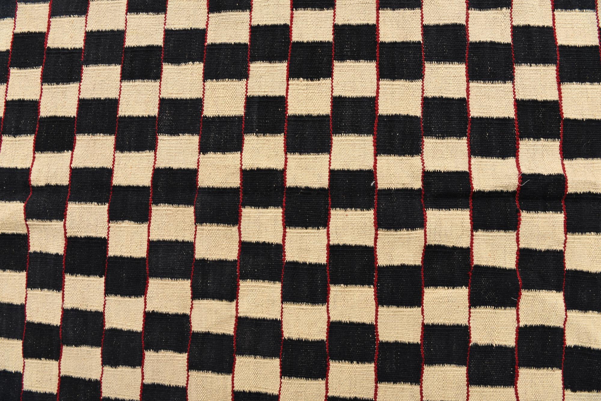 5' 8 x 7' 7 Hand Woven Kilim Modern Wool Rug