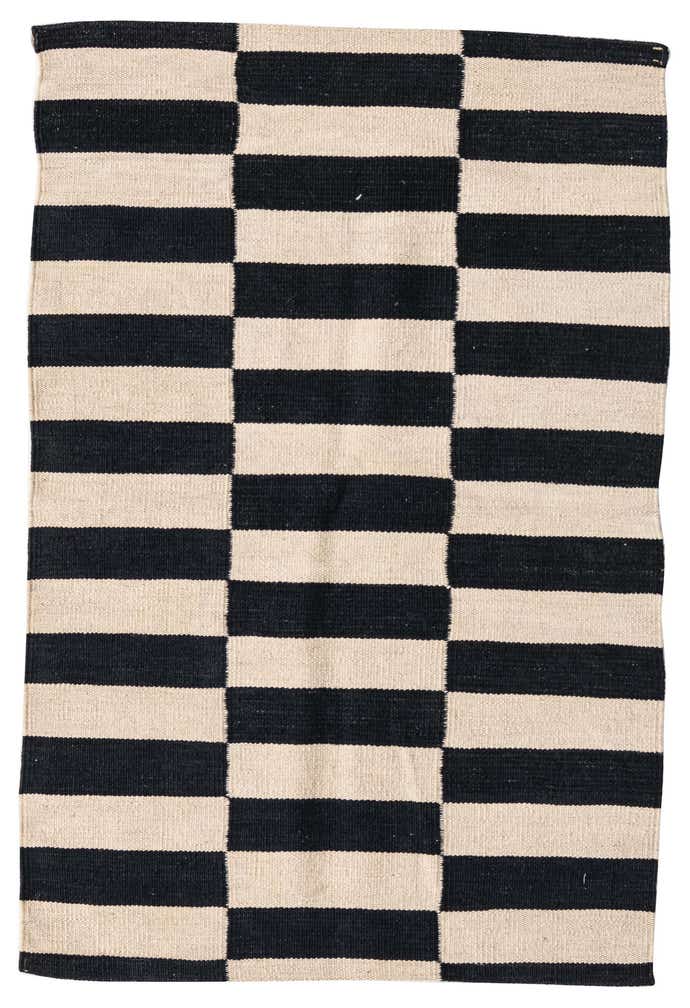 2' 6 x 3' 9 Hand Woven Kilim Modern Wool Rug