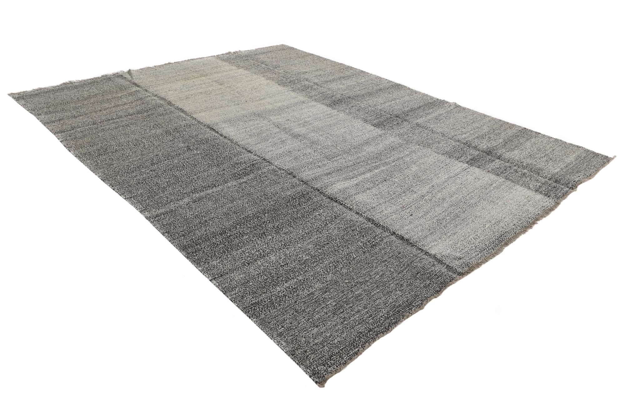 8' 4 x 10' 4 Hand Woven Kilim Modern Wool Rug