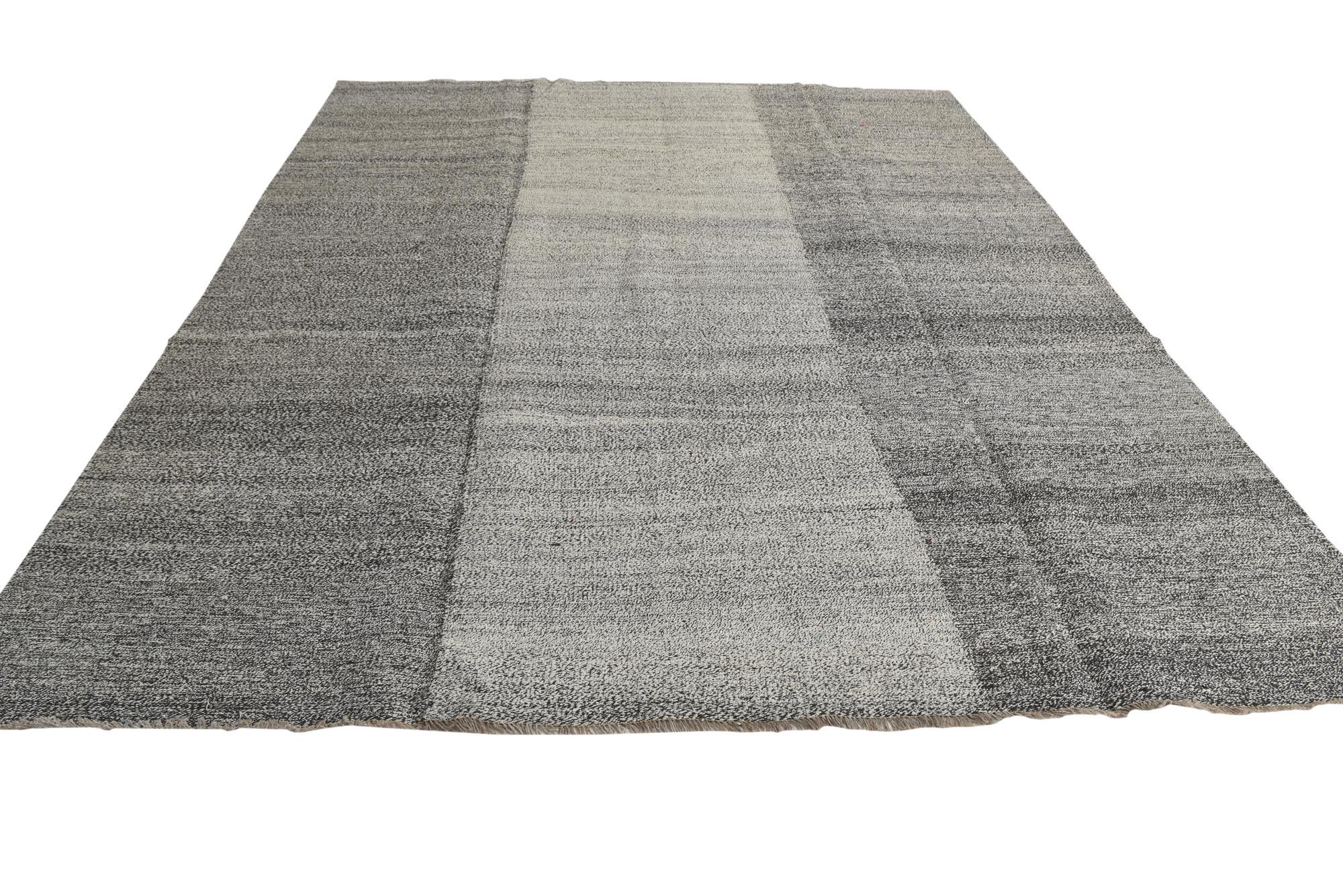 8' 4 x 10' 4 Hand Woven Kilim Modern Wool Rug