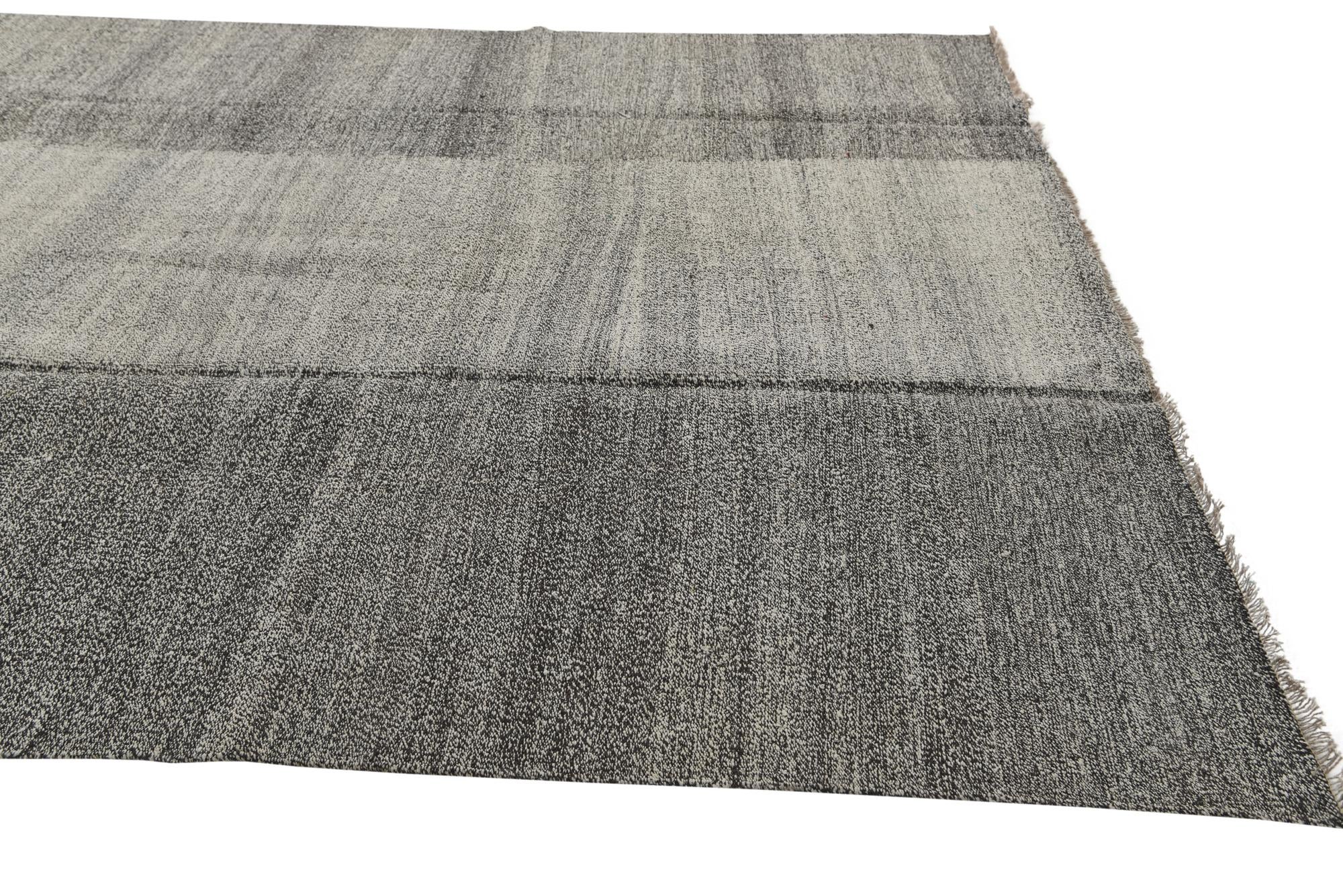 8' 4 x 10' 4 Hand Woven Kilim Modern Wool Rug
