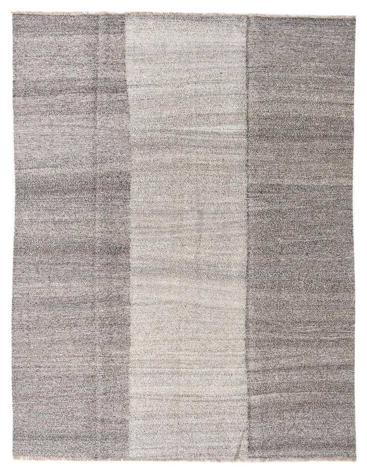Detail image of 8' 4 x 10' 4 Hand Woven Kilim Modern Wool Rug