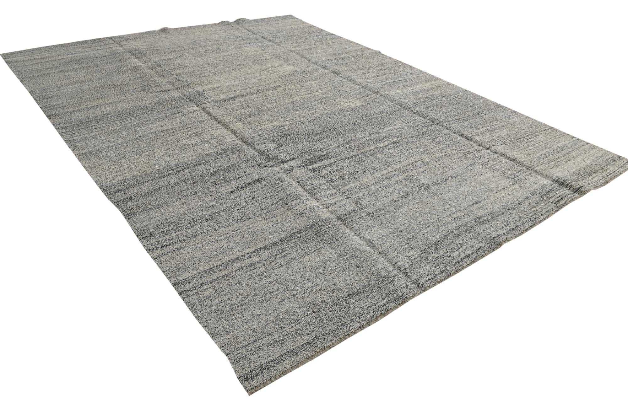 8' 9 x 11' 9 Hand Woven Kilim Modern Wool Rug