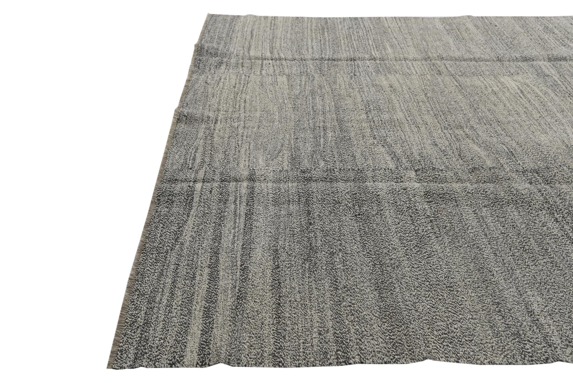 8' 9 x 11' 9 Hand Woven Kilim Modern Wool Rug
