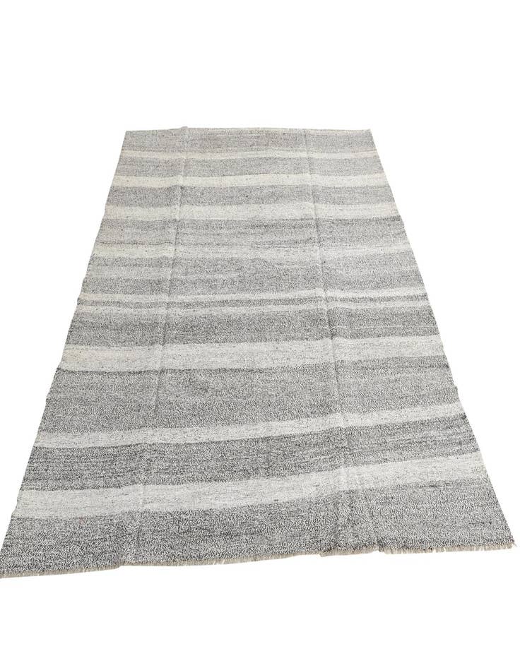 Detail image of 8' 4 x 9' 1  Hand Woven Kilim Modern Wool Rug