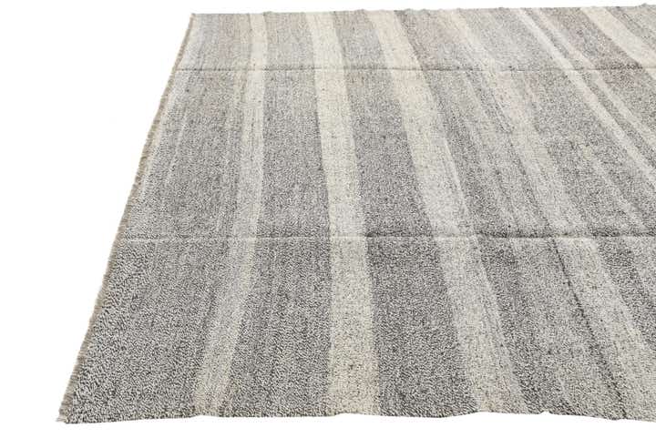 8' 4 x 9' 1 Hand Woven Kilim Modern Wool Rug