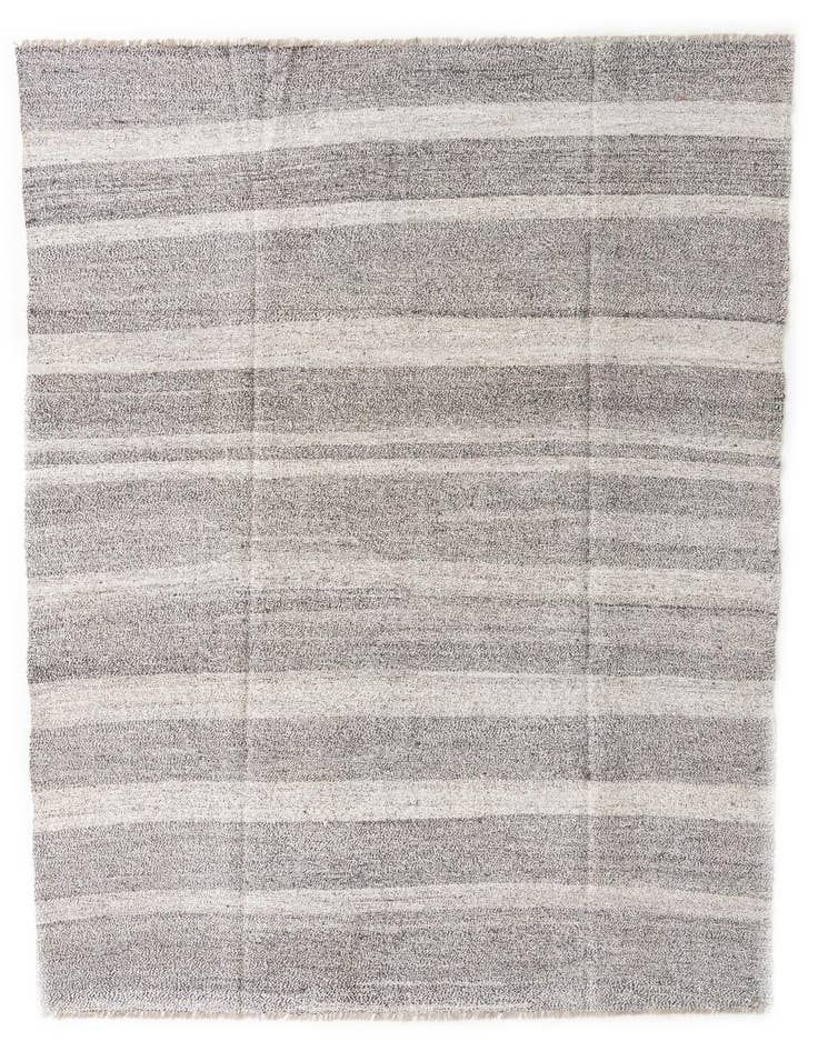 Detail image of 8' 4 x 9' 1 Hand Woven Kilim Modern Wool Rug