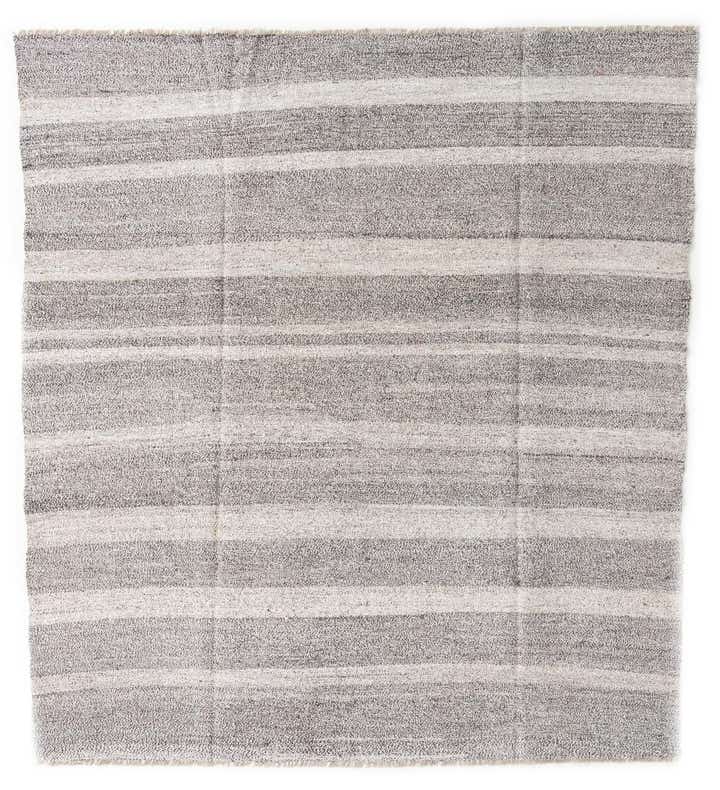 8' 4 x 9' 1 Hand Woven Kilim Modern Wool Rug