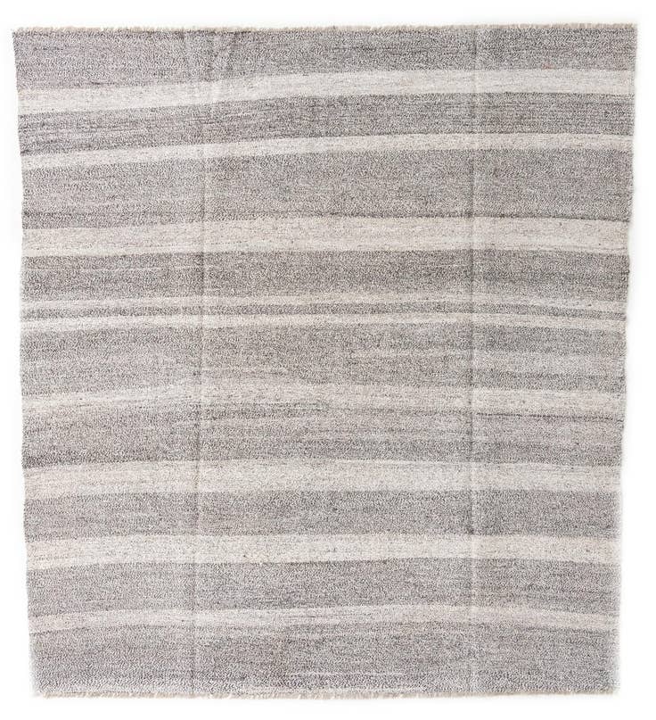 Detail image of 8' 4 x 9' 1 Hand Woven Kilim Modern Wool Rug