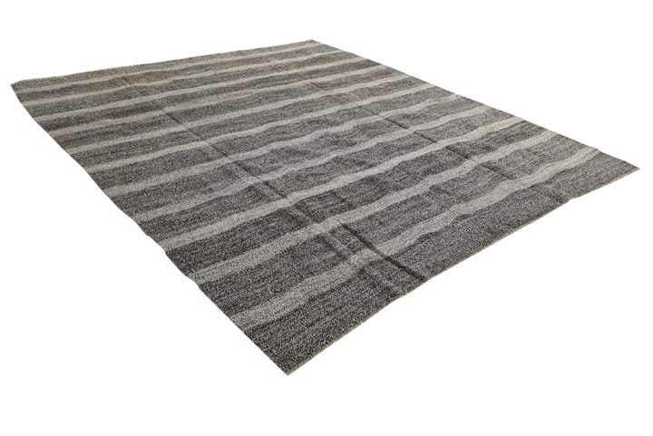 8' 8 x 9' 8 Hand Woven Kilim Modern Wool Rug