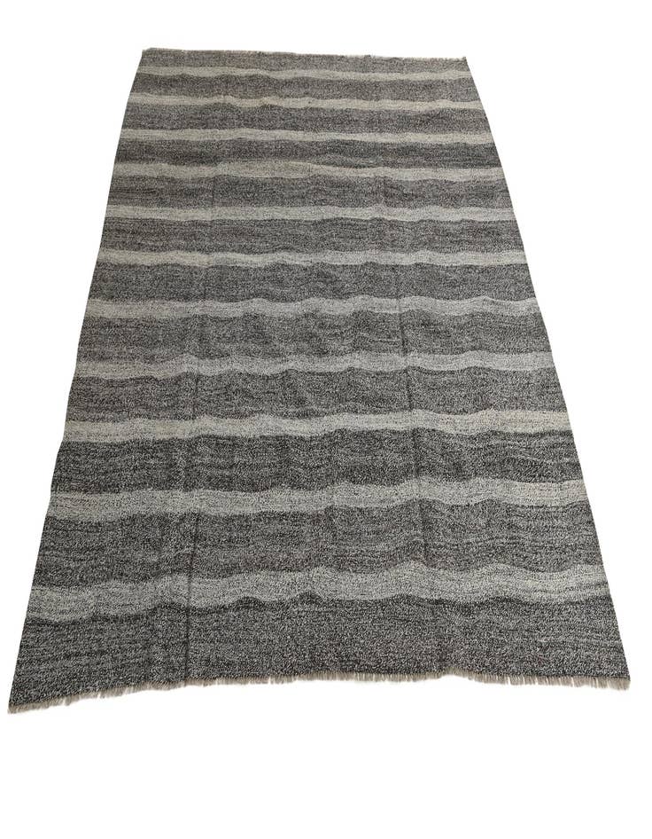 Detail image of 8' 8 x 9' 8  Hand Woven Kilim Modern Wool Rug