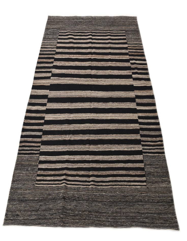 Detail image of 5' 2 x 6' 5 Hand Woven Kilim Modern Wool Rug