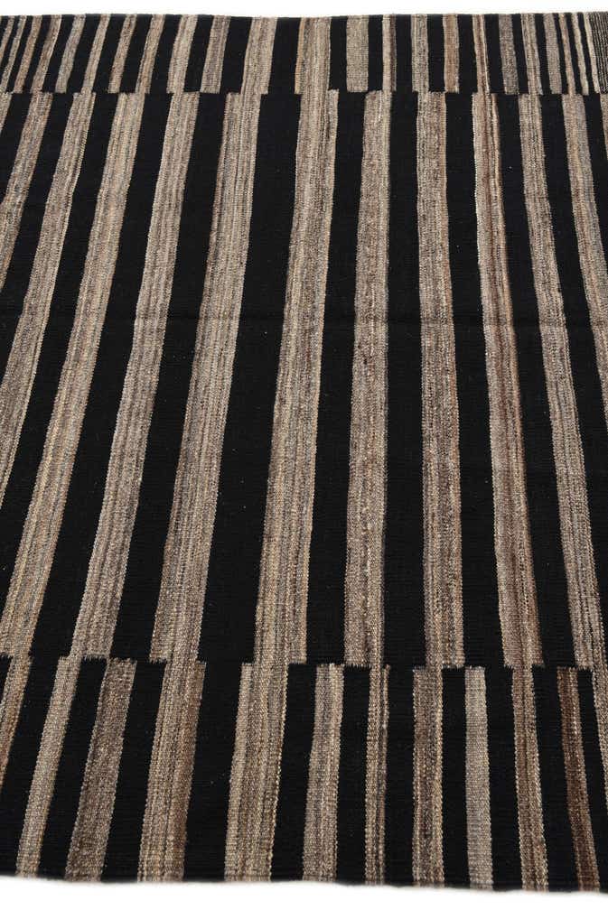 5' 2 x 6' 5 Hand Woven Kilim Modern Wool Rug