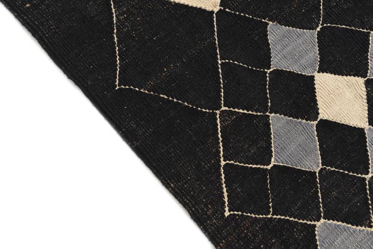 Detail image of 8' 3 x 9' 10 Hand Woven Kilim Modern Wool Rug