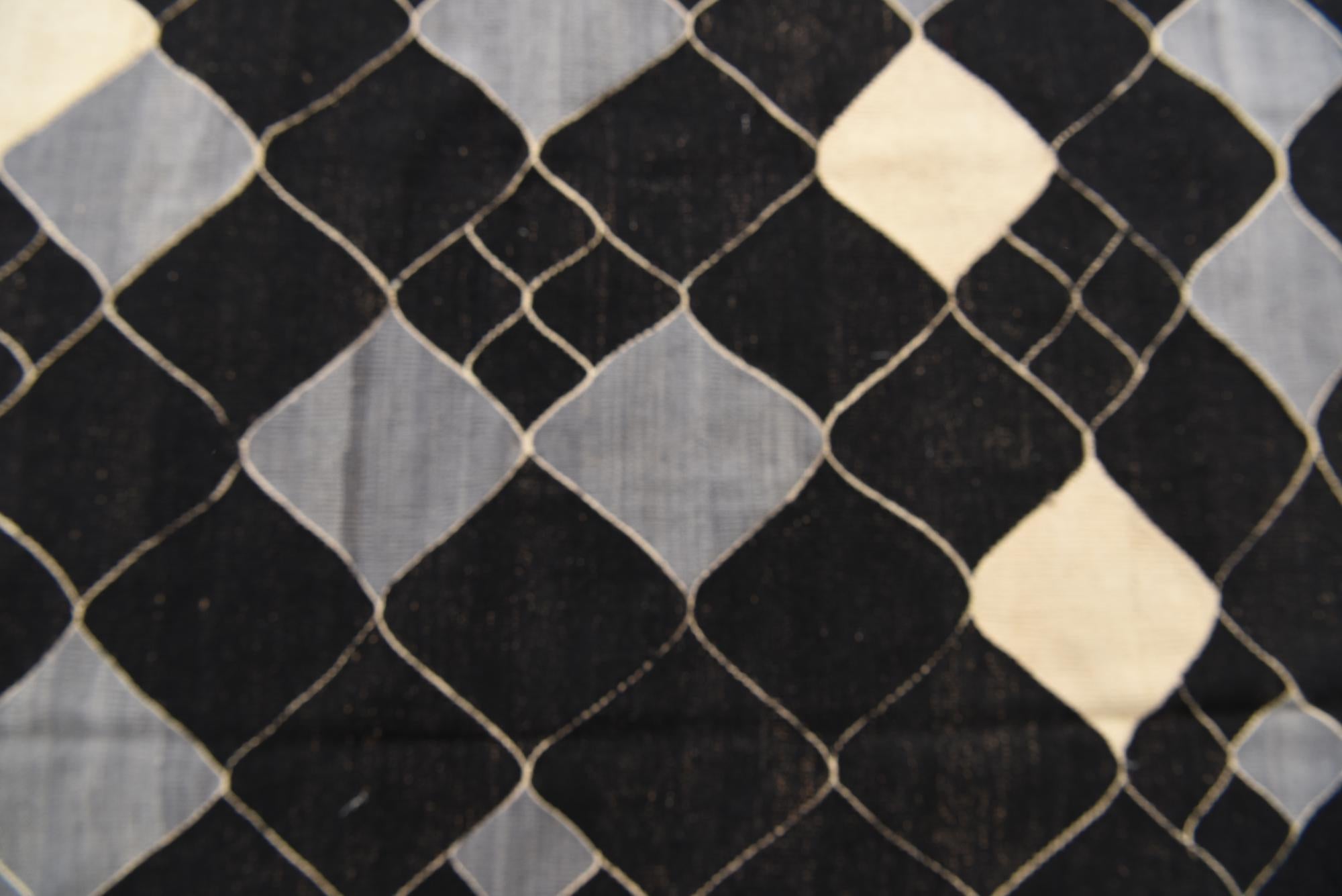 8' 3 x 9' 10 Hand Woven Kilim Modern Wool Rug