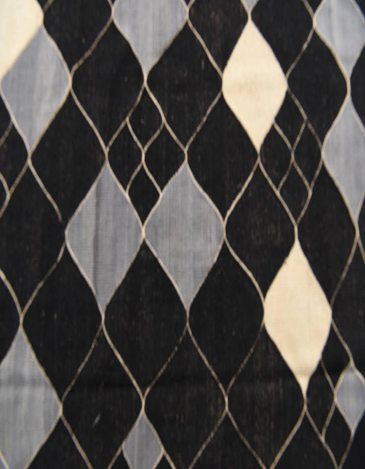 Detail image of 8' 3 x 9' 10  Hand Woven Kilim Modern Wool Rug