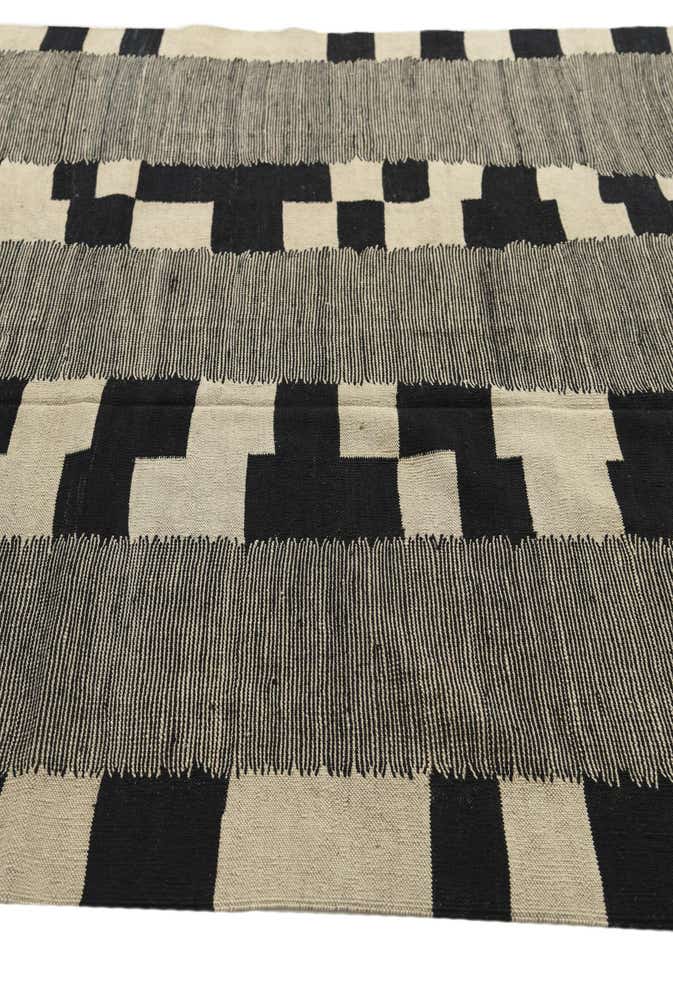 6' x 7' 8 Hand Woven Kilim Modern Wool Rug