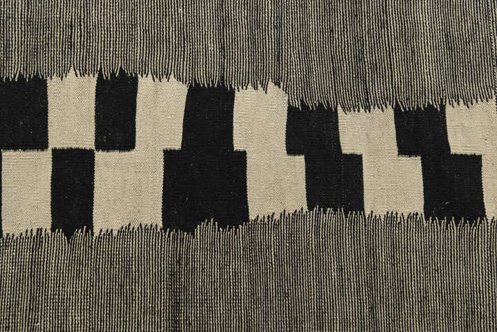 6' x 7' 8 Hand Woven Kilim Modern Wool Rug