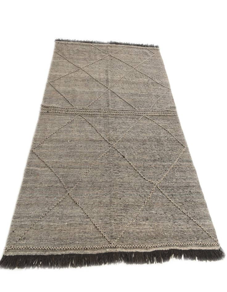 Detail image of 6' x 7' 8  Hand Woven Kilim Modern Wool Rug