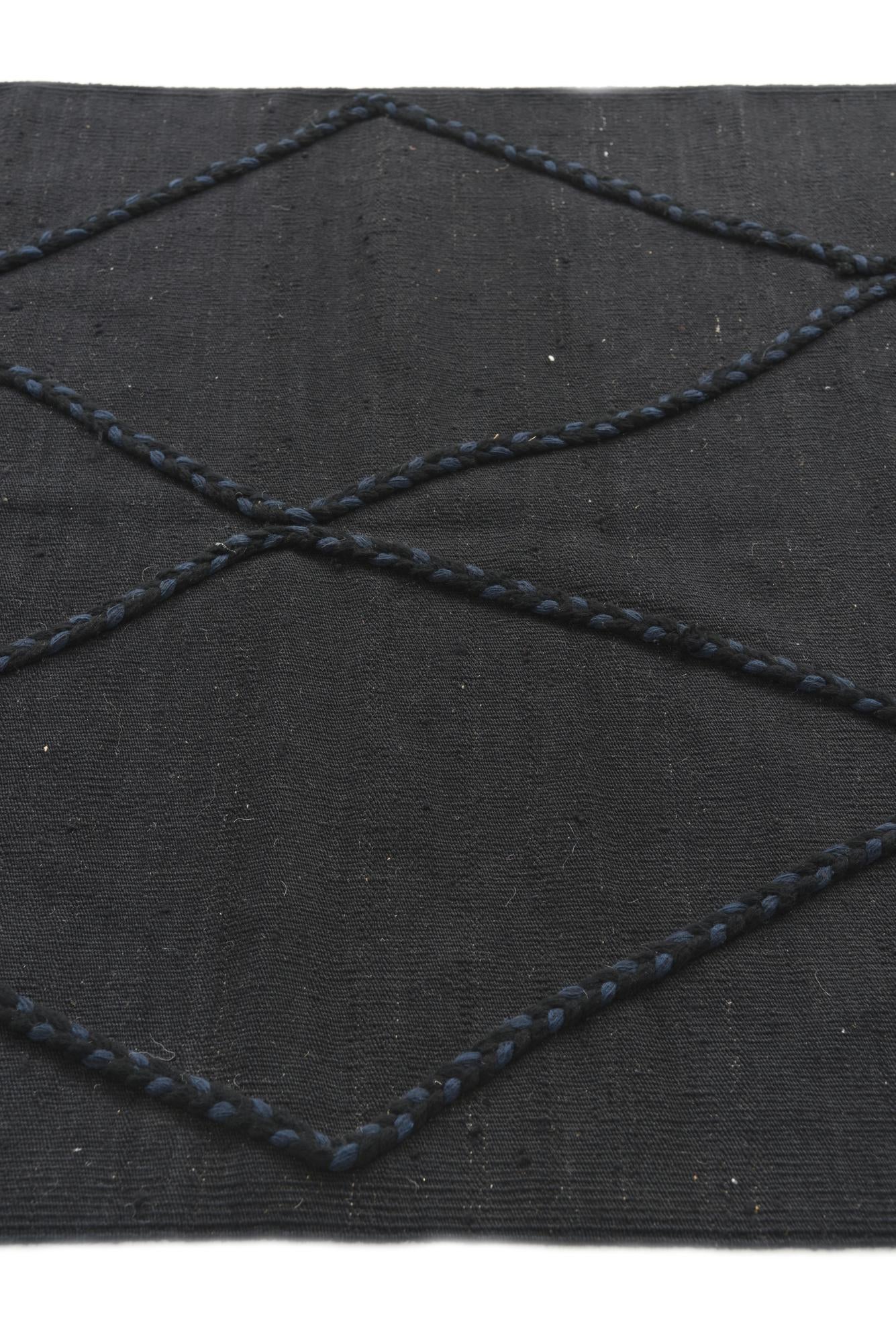 3' 6 x 5' 3 Hand Woven Kilim Modern Wool Rug