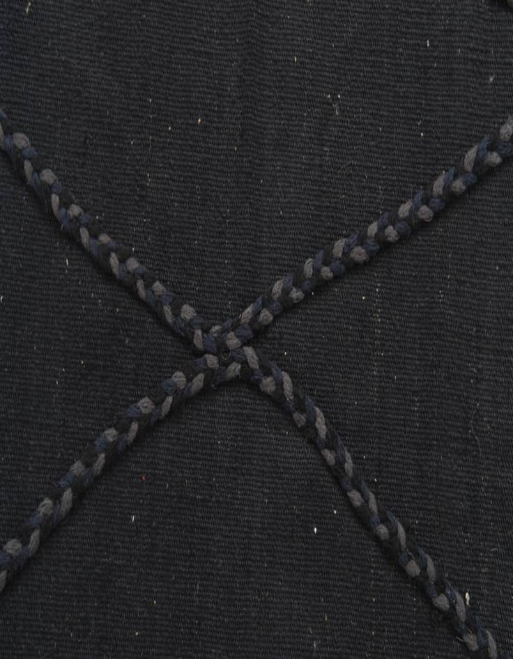 Detail image of 3' 7 x 5' 2  Hand Woven Kilim Modern Wool Rug